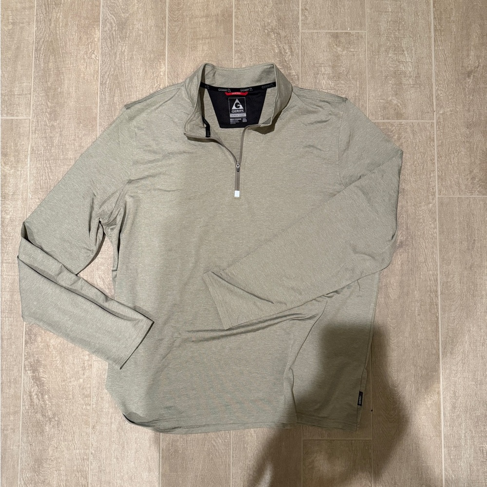 Gerry Weber Light Gray Quarter-Zip Top